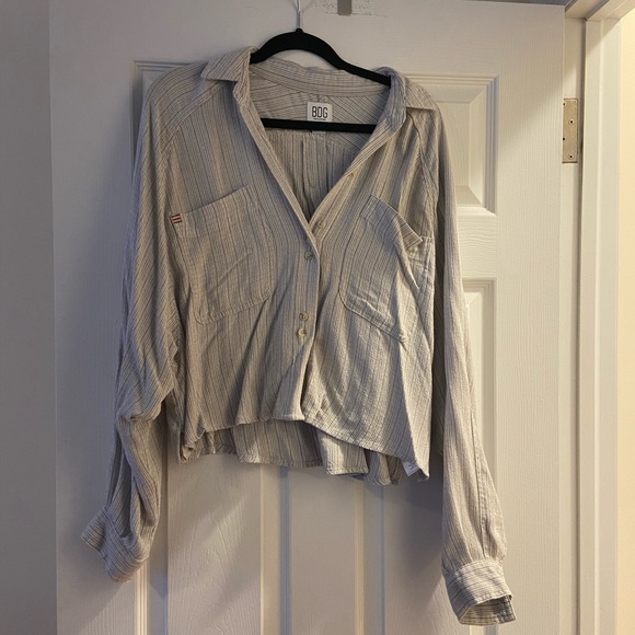 Relaxed Urban Outfitters Button Up - Picture 1 of 4